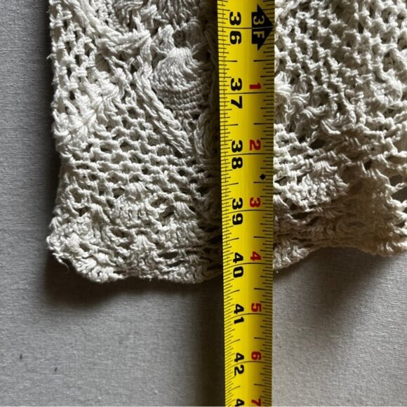 Oysho Elegant Crochet Knit Dress Sz L - Picture 10 of 13